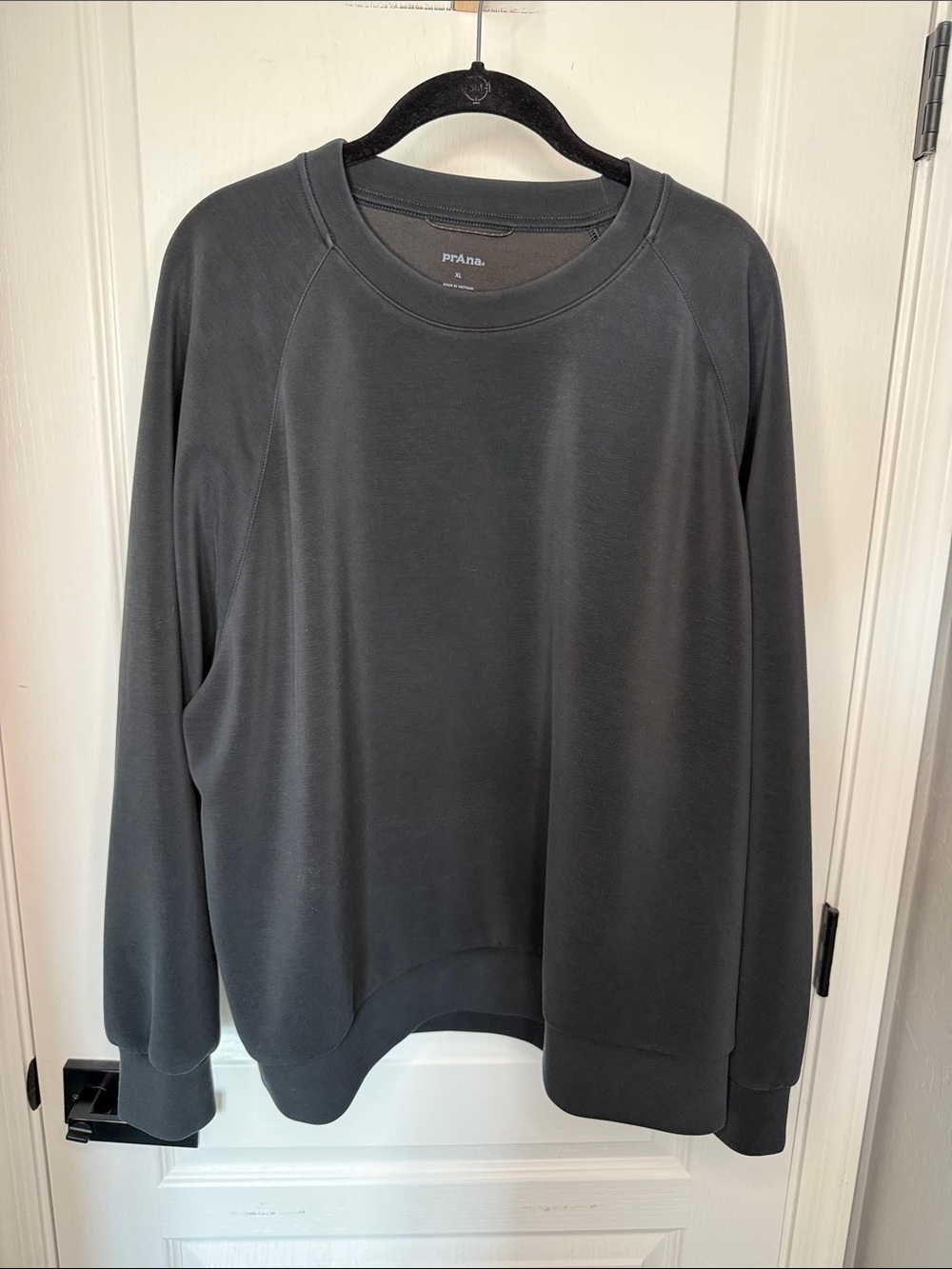 Prana Women's Dark Charcoal Crewneck Pullover